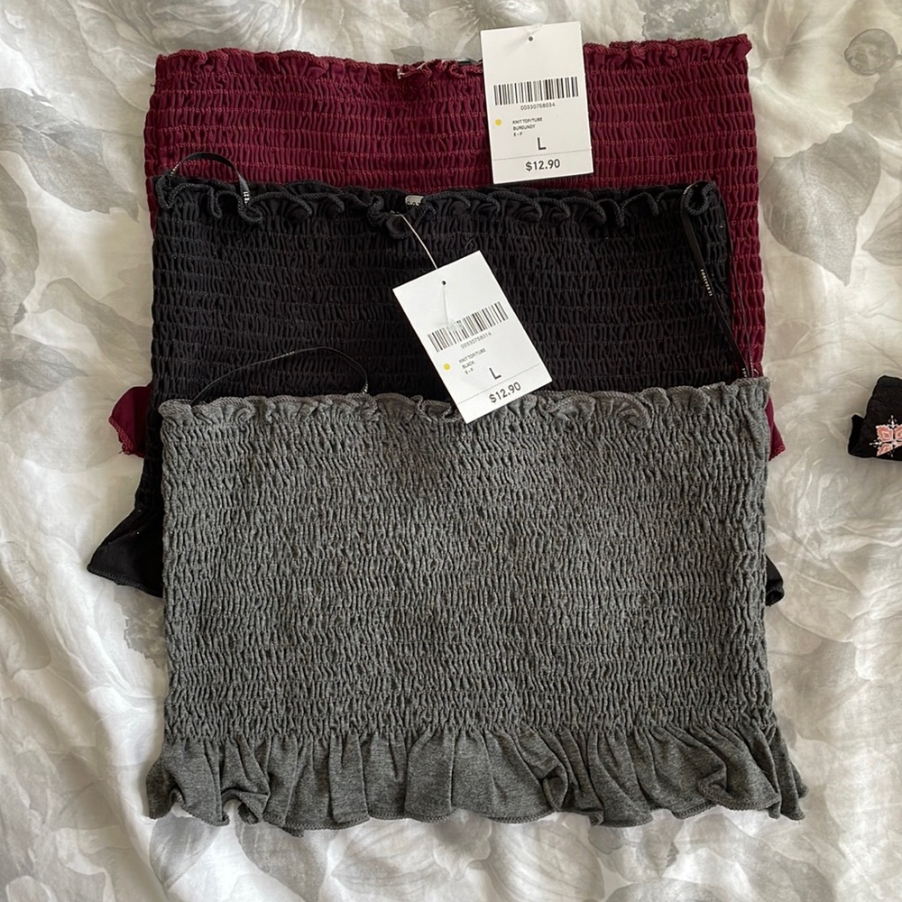 3 Forever 21 Tube Tops